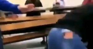 Natalia oulette get whooped by teacher