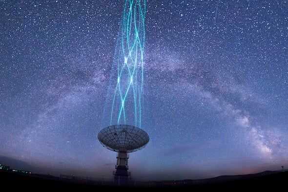Extended SETI (E-SETI) discover signals of post-physical life in our galaxy