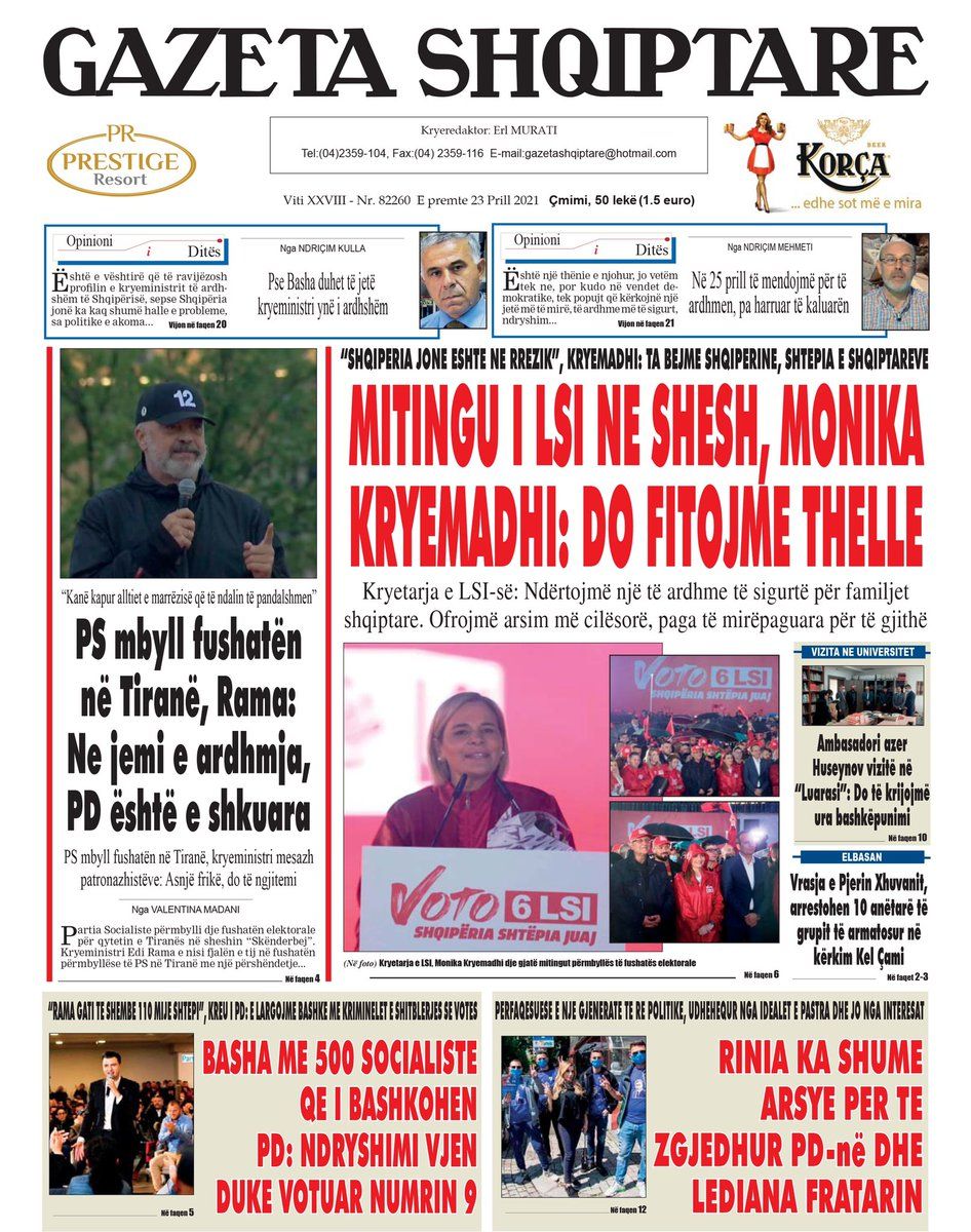 Gazeta shqiptare