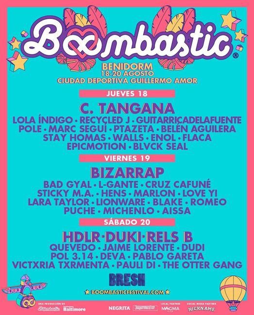 Se cancela el festival Boombastic de Benidorm