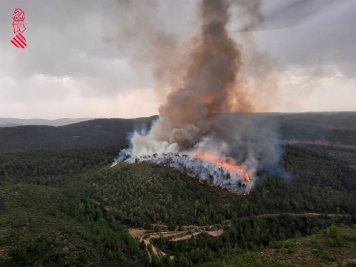 Incendio que afectó a toda España